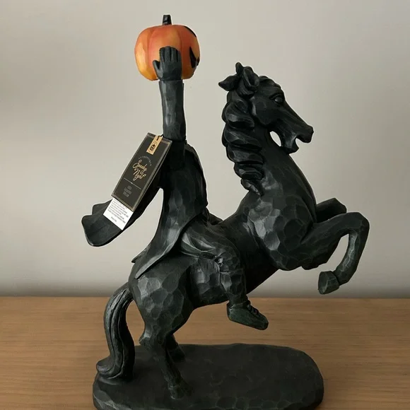 Halloween Spooky Night Sleepy Hollow Headless Horseman Large 18” Light Up Decor - Picture 6 of 13